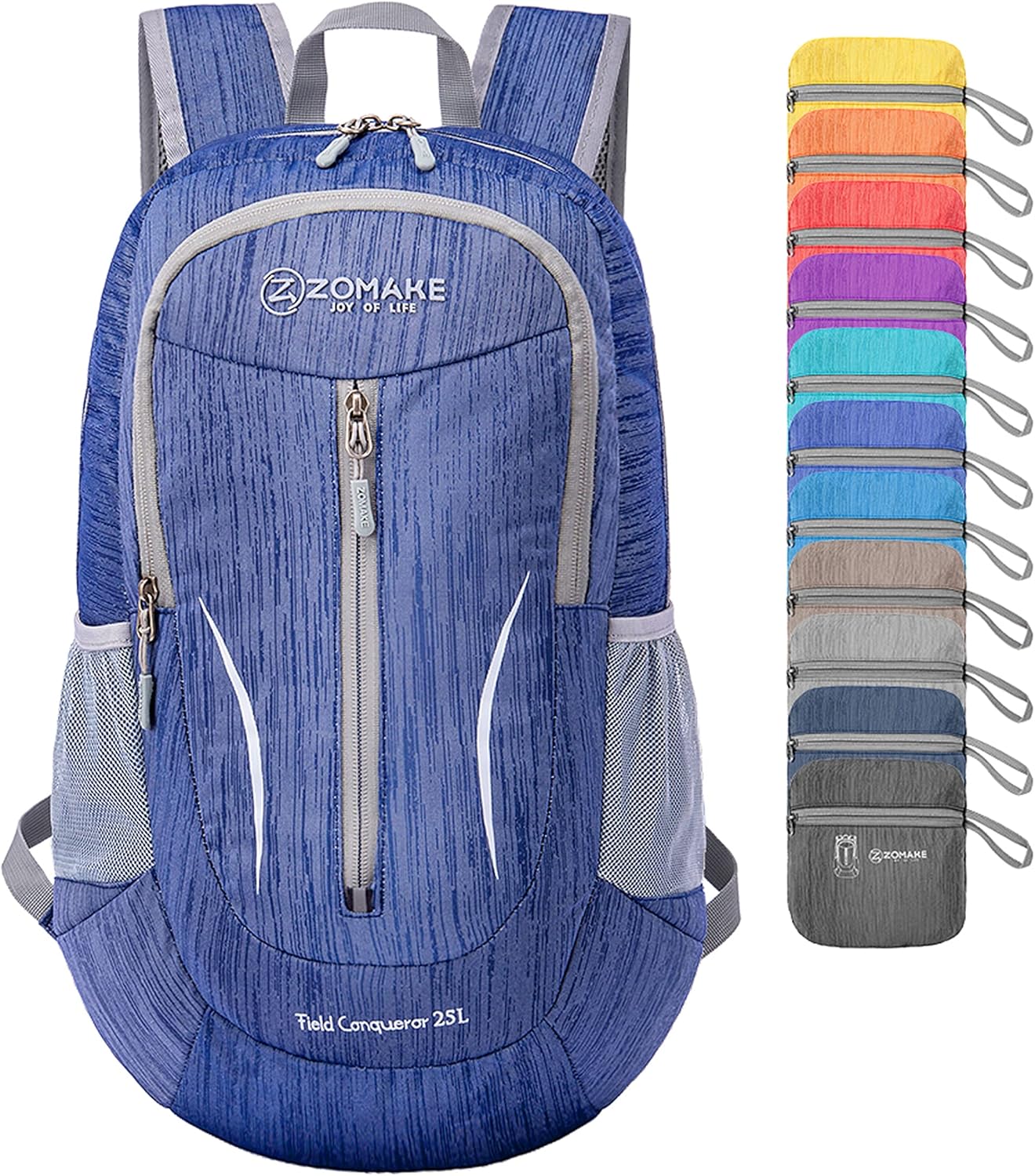 ZOMAKE 25L Water-Resistant Packable Backpack for Travel & Hiking