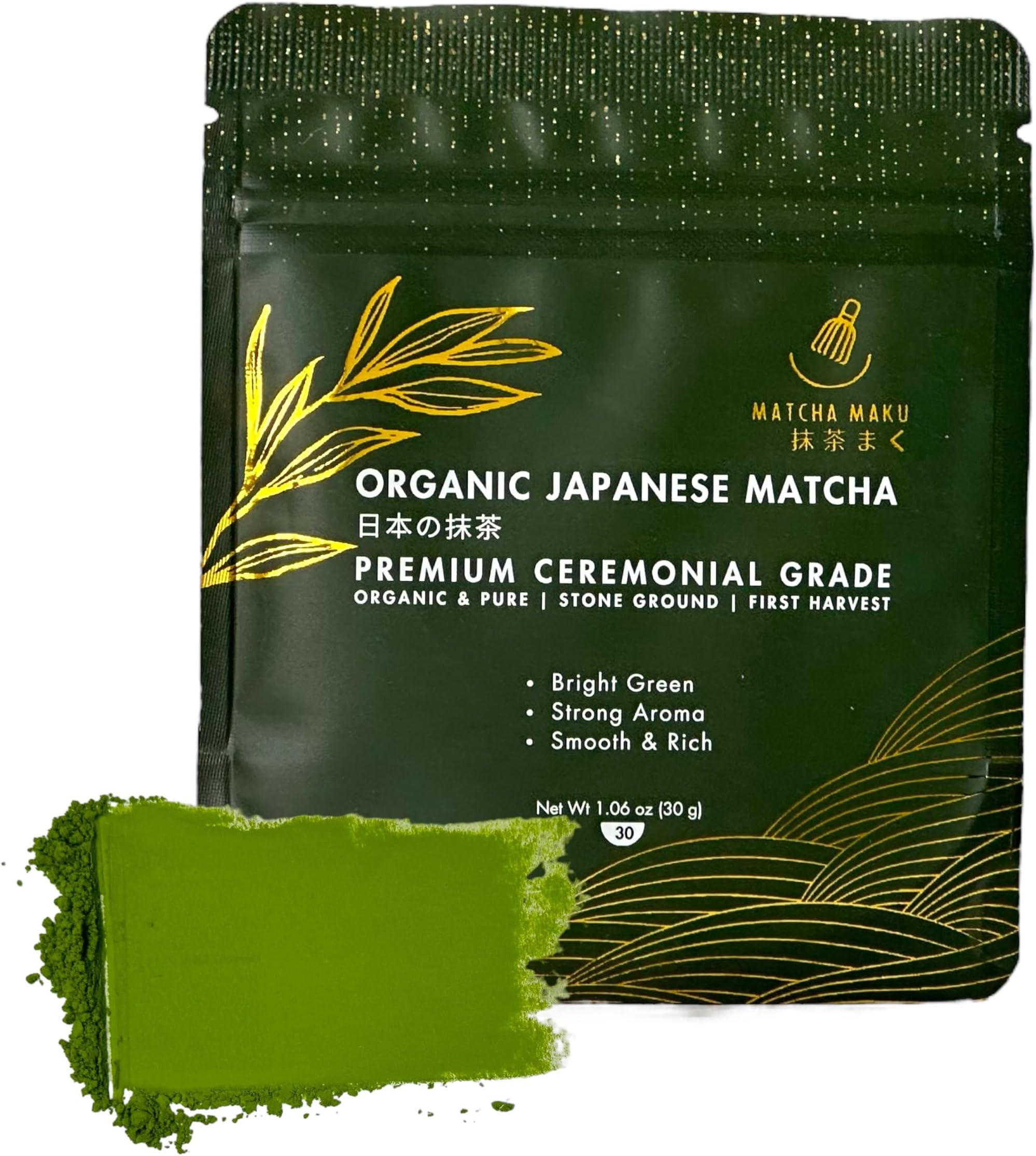 100 Authentic Organic Japanese First Harvest Premium Ceremonial Grade Matcha