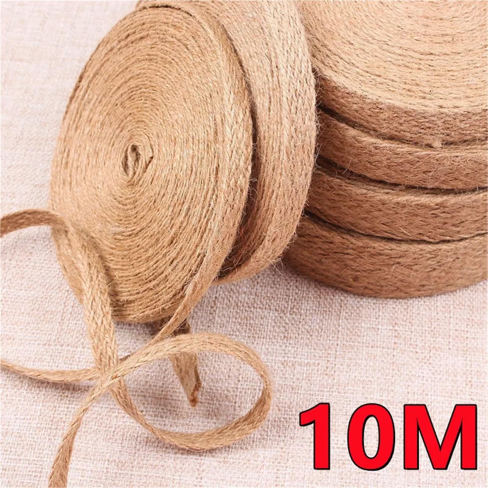 Sznurek jutowy, Lina jutowa DIY Craft Garden Home Decor Wielokolorowa średnica 1-3 cm(2.5cmx10m)
