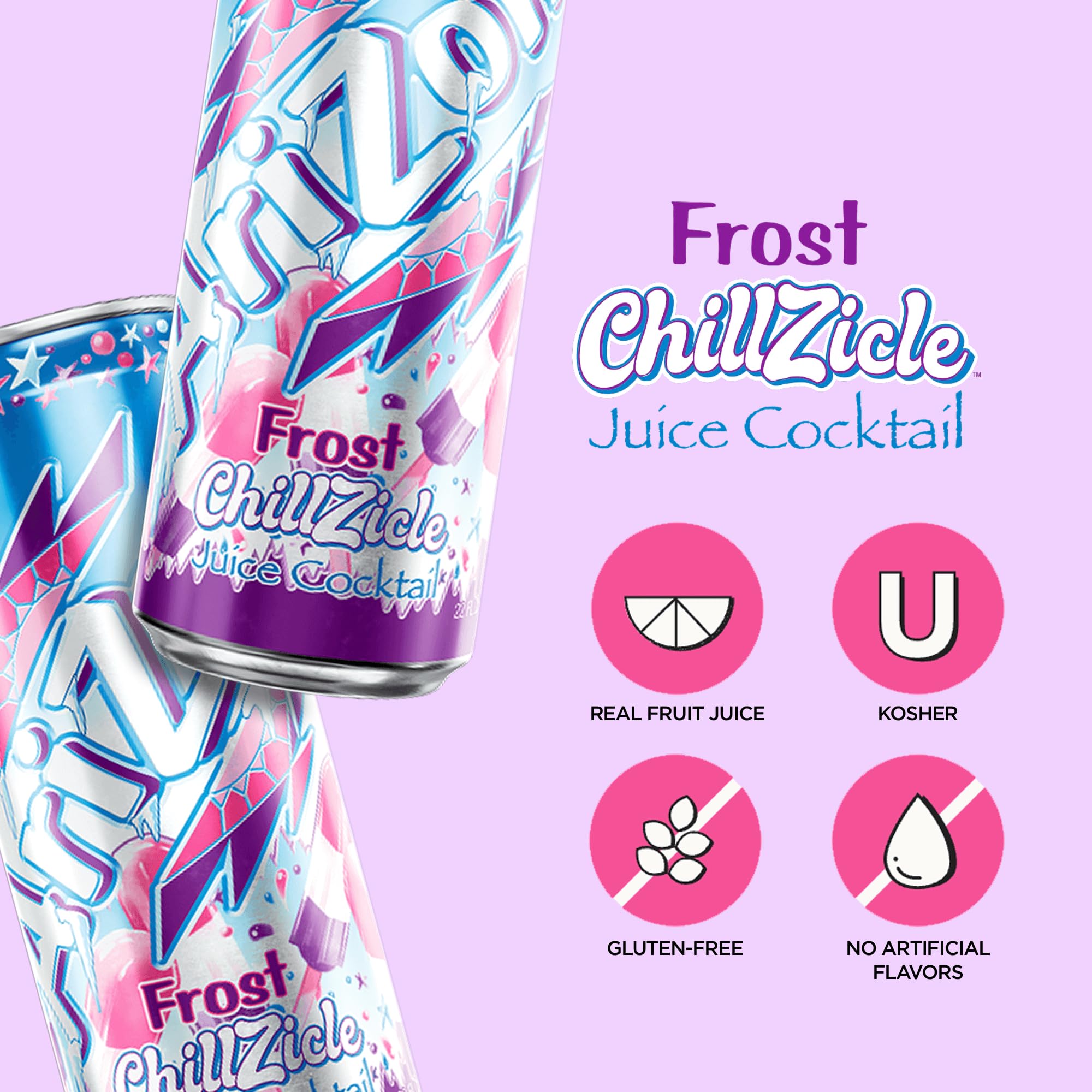 Amazon.com : AriZona Frost Chillzicle | Fruit Juice Cocktail | 22