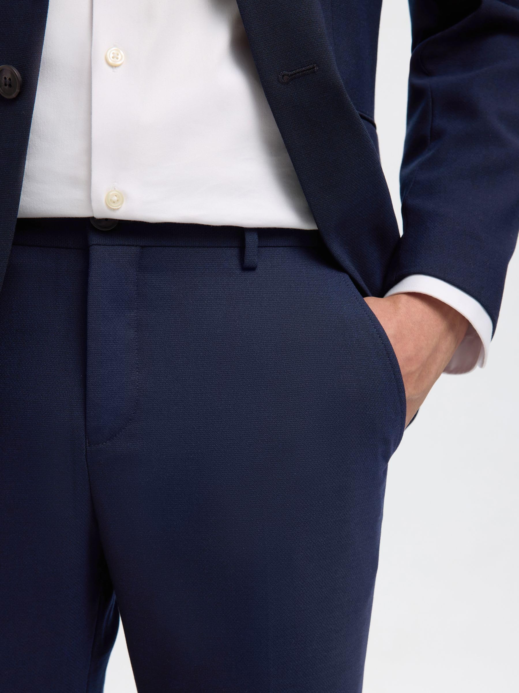 SELECTED HOMME Trousers Woven Wool Blend