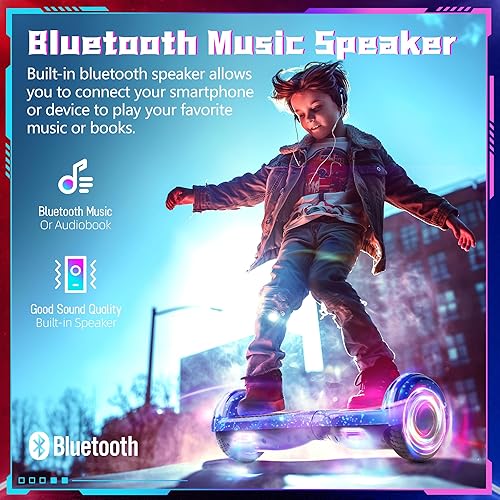 Miniatura 3 de SISIGAD Scooter, 6.5" Flash Wheels & Corlorful LED Lights, All for Girls Boys Kids Ages 6+