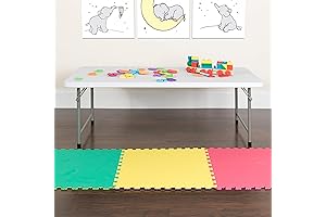 EMMA + OLIVER 4.93-Foot Kid's Party Table