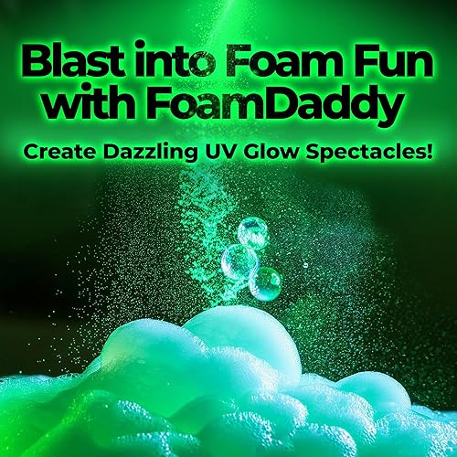 Miniatura 6 de Espuma ULTRAVIOLETA, máquina de espuma para fiestas, 12 galón de la solución concentrada de la espuma del GEL hace 200 galones de la producción de