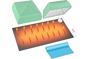 Resin Warmer with Cover and Timer, 23.6 x 14.2 Inch Heating Pad