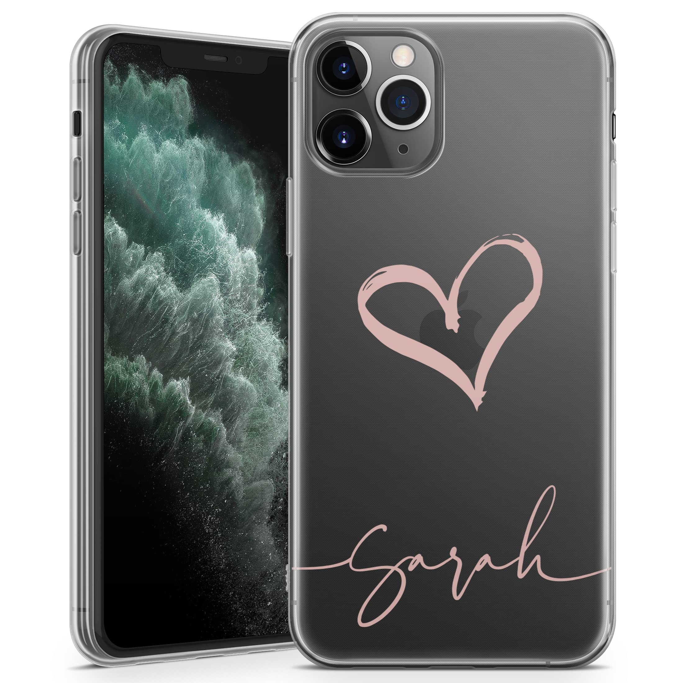 Custodia iPhone 13 Trasparente Silicone Soft Scritta Love | Shop Online