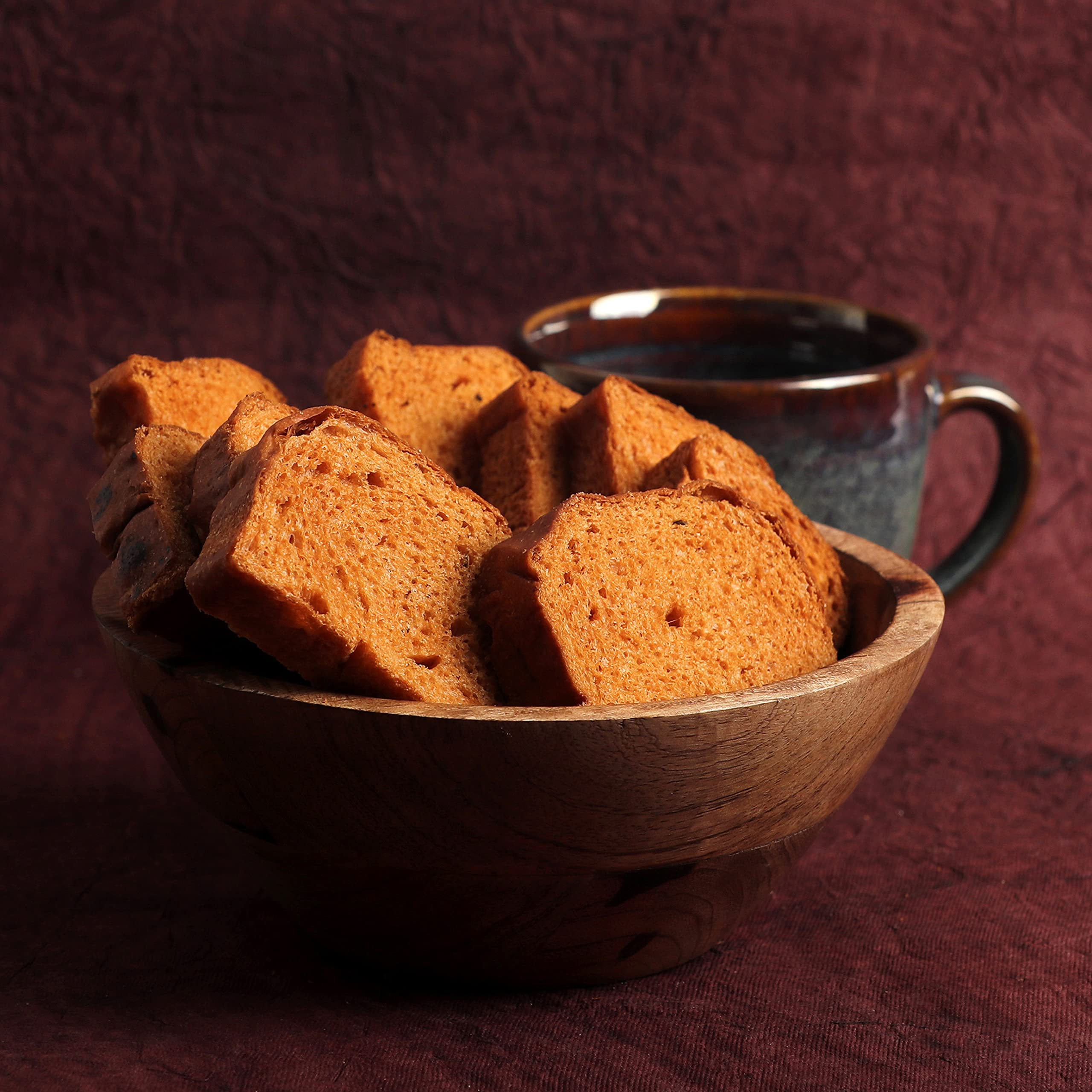 POLKA Classic Sooji Rusk I Pack Of 1 200 Gm I Rusk with Suji, Elaichi & Saunf I High Fibre Toast I Handcrafted Bakery Items I Snacks In Fresh I Snacks Combo (SUJI RUSK, 200 GM) - Image 2 thumbnail