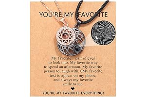 Couple Necklace Set: Interlocking Heart Pendants for Soulmates