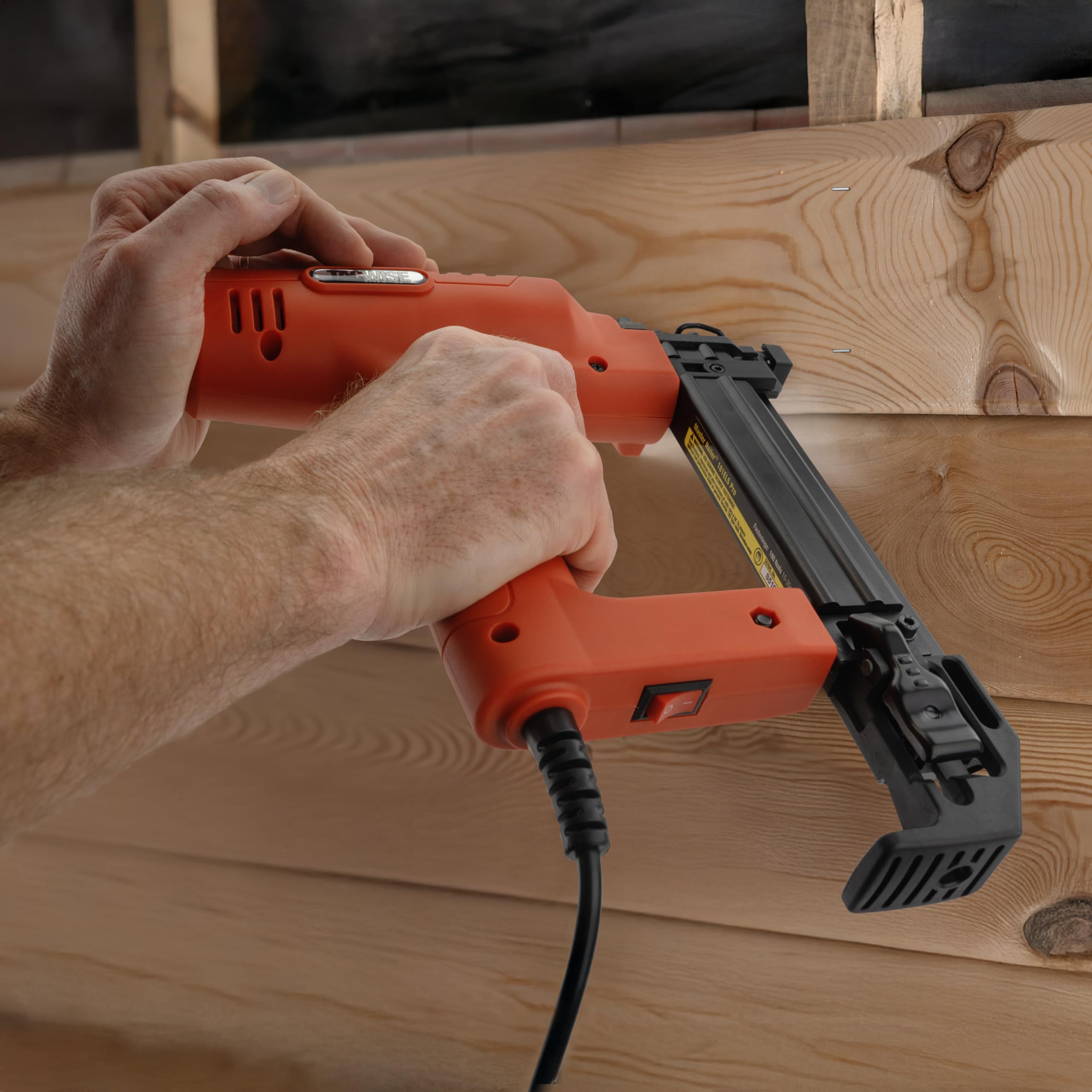 Tacwise 1705 Master Nailer 181ELS Pro Chiodatrice Elettrica Brad con 1000 Chiodi, Utilizza Chiodi Tipo 18G