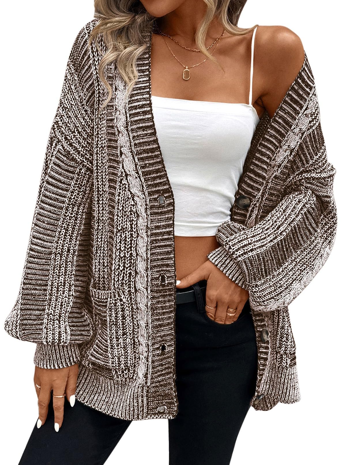 Pink Queen Oversized Cardigan