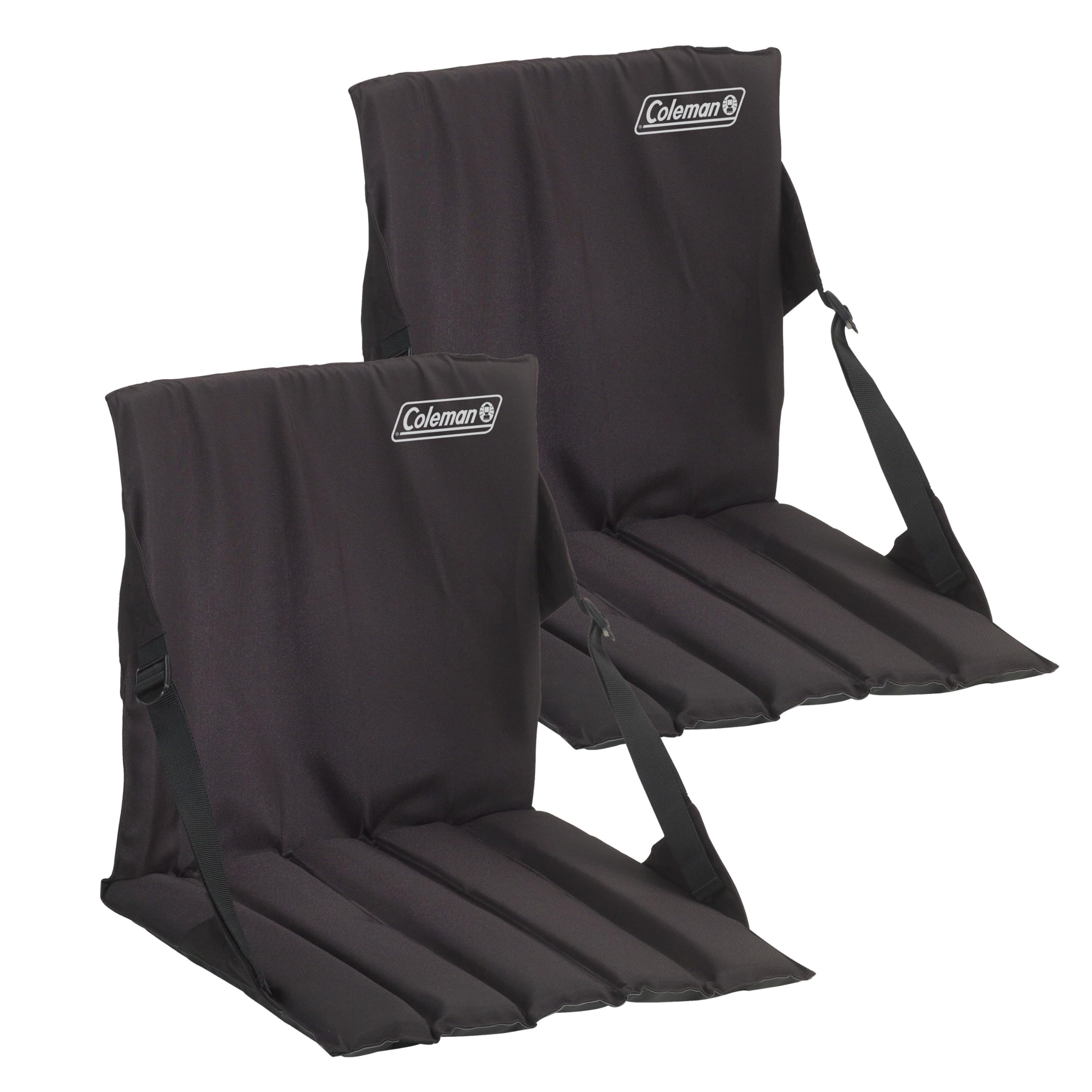 Photo 1 of Coleman Stadium Seat, 2-Pack, with Built in Storage and Padded Seat, Easy to Carry