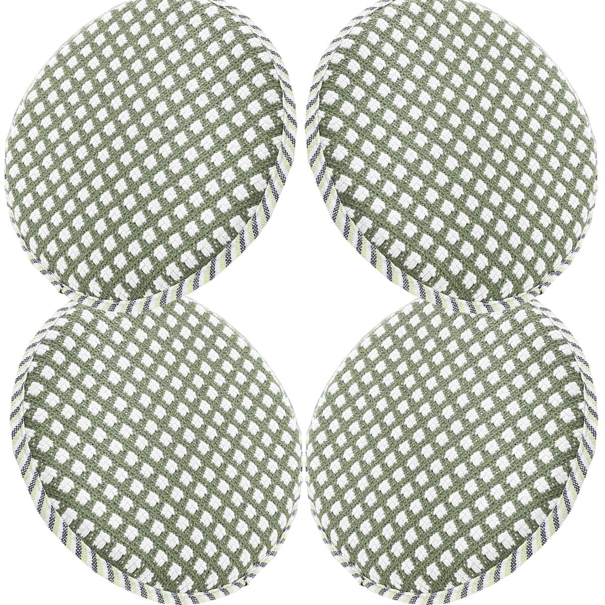 Coussin rond tabouret souple fini le mal de dos autour de la table repas