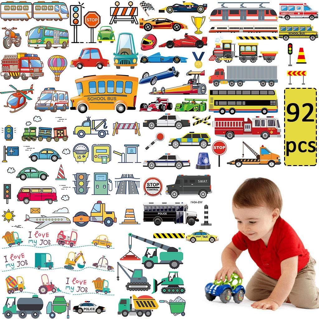 Buy Vehicle Temporary Tattoos(92 Pcs in Large Sizes) Waterproof