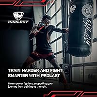 Vista 17 de PROLAST Wrecking Ball Heavy Punching Bag for Adults, Hook and Uppercut, Body Snatcher, Boxing, MMA, Muay Thai, 65 lbs