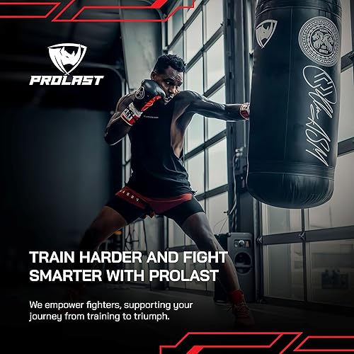 Miniatura 17 de PROLAST Wrecking Ball Heavy Punching Bag for Adults, Hook and Uppercut, Body Snatcher, Boxing, MMA, Muay Thai, 65 lbs