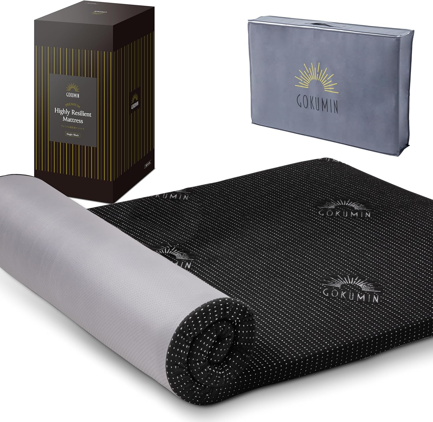 ♡ GOKUMIN マットレス ポケットコイル 厚さ20cm 高反発 180N♡ Amazon