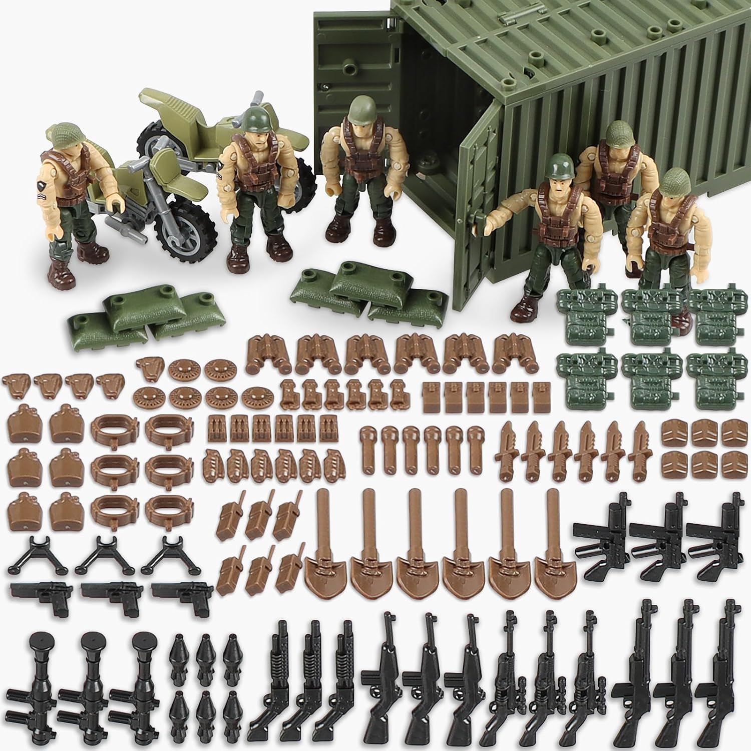 Finger Rock Nuclear Submarine Building Set, WW2 Historical Military Series Submarine Model Set, Collection Birthday Gifts Toy for Teens and Adults 14+ (519 Pieces)