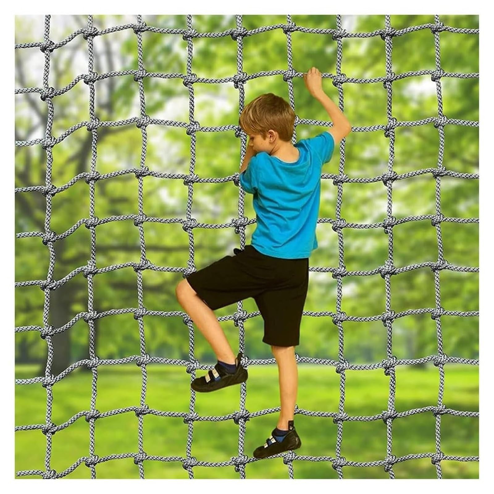 safety net Climbing Cargo Safety Nets Heavy Duty Netting Balcony Banister Stair Protection Fence Decor Mesh Nets railings(8mm/8cm)