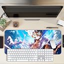 SHANIME NAVAR Anime XL Extended Gaming Mouse Pad | XXL Large Desk Mat 60x30cm for Laptop & PC | Non-Slip Rubber Base, Waterproof, Durable & Smooth Surface | Office, Gaming & Study, asthetic gallery image