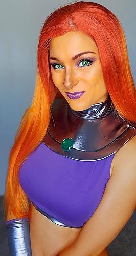 Miniatura 5 de C-ZOFEK Vestido morado de talla estadounidense, disfraz de cosplay, disfraz de Halloween con medias para Navidad