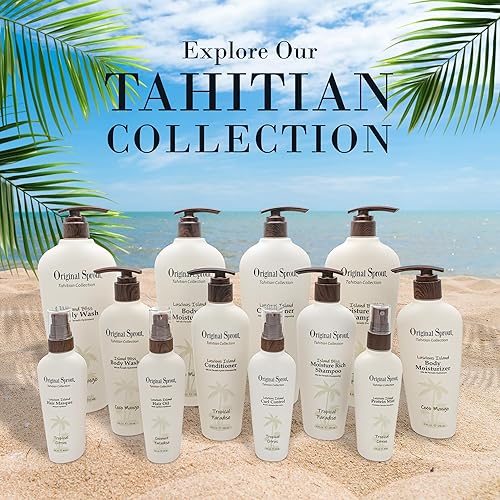 Miniatura 5 de Original Sprout Island Bliss Champú rico en humedad para todo tipo de cabello, incluido cabello teñido, dañado y seco, champú hidratante e