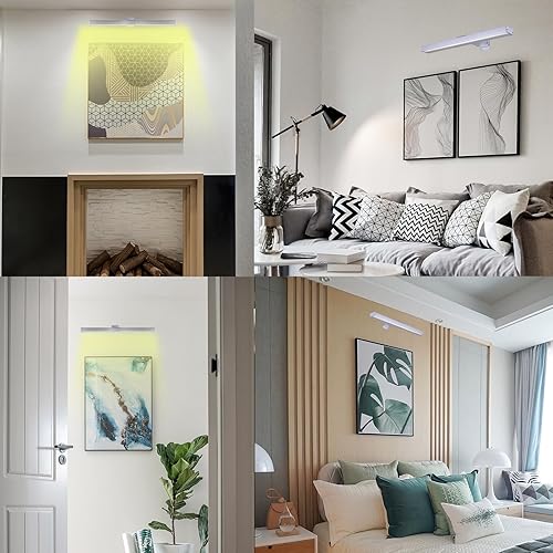 Miniatura 6 de MIOBLUE Luces de imagen inalámbricas con control remoto, lámpara de exhibición de luz de pintura de batería recargable de 16 pulgadas con 3 modos de