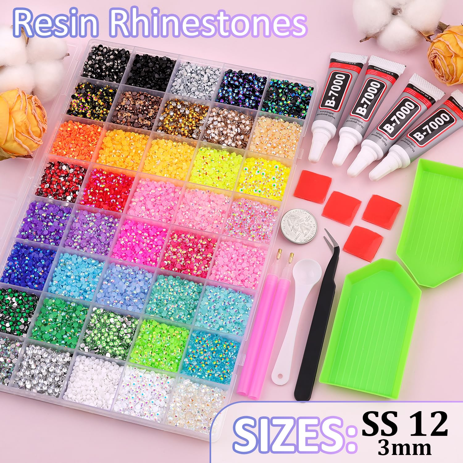 Bedazzling Kit: 50,000 Rhinestones - Sparkle Your Crafts! -2 Bedazzling Kit: 50,000 Rhinestones - Sparkle Your Crafts! -2