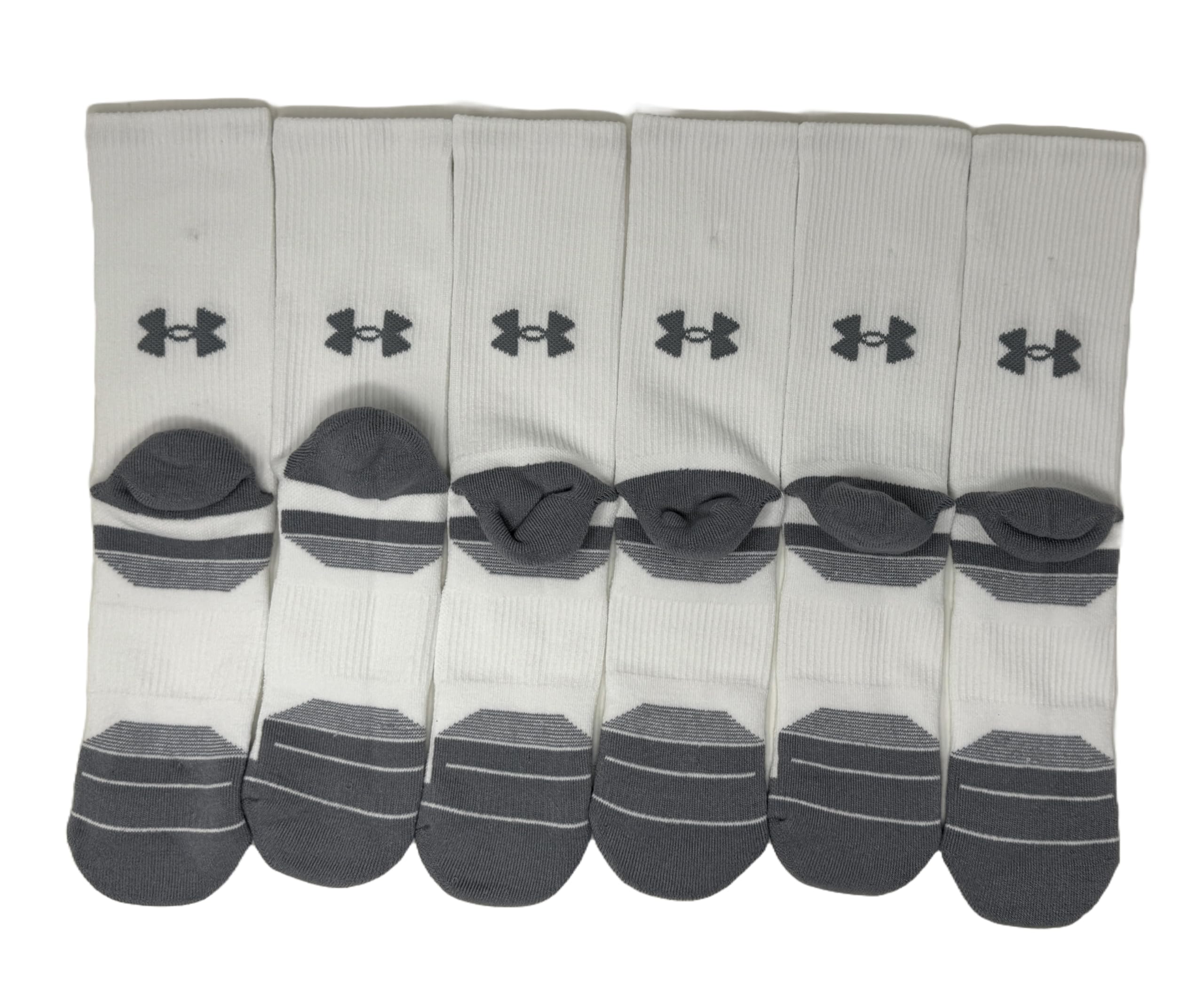Under Armour Męskie skarpety UA Performance Tech Cushioned Crew - 6 szt
