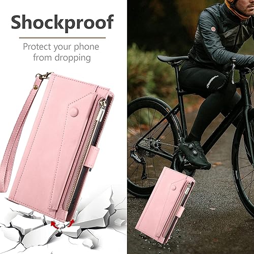 Miniatura 6 de Funda para teléfono Samsung Galaxy A32 5G 2021 de 6.5 pulgadas con protector de pantalla de vidrio templado y correa cruzada para el hombro,