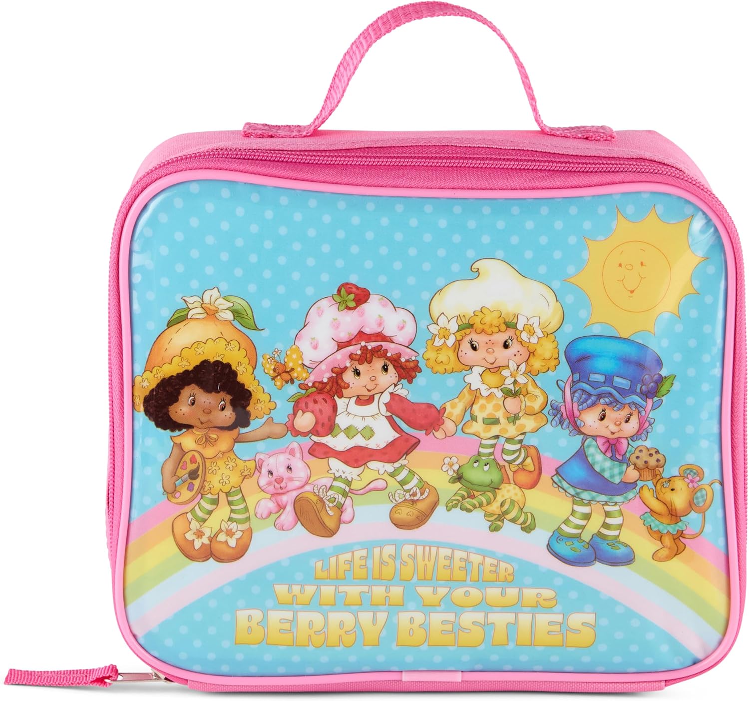 Hot Wheels Speed Club Insulated Lunch Box, Full Zip Around Lunch Tote Bag for Hot and Cold Food, Racing Design, Multicolored