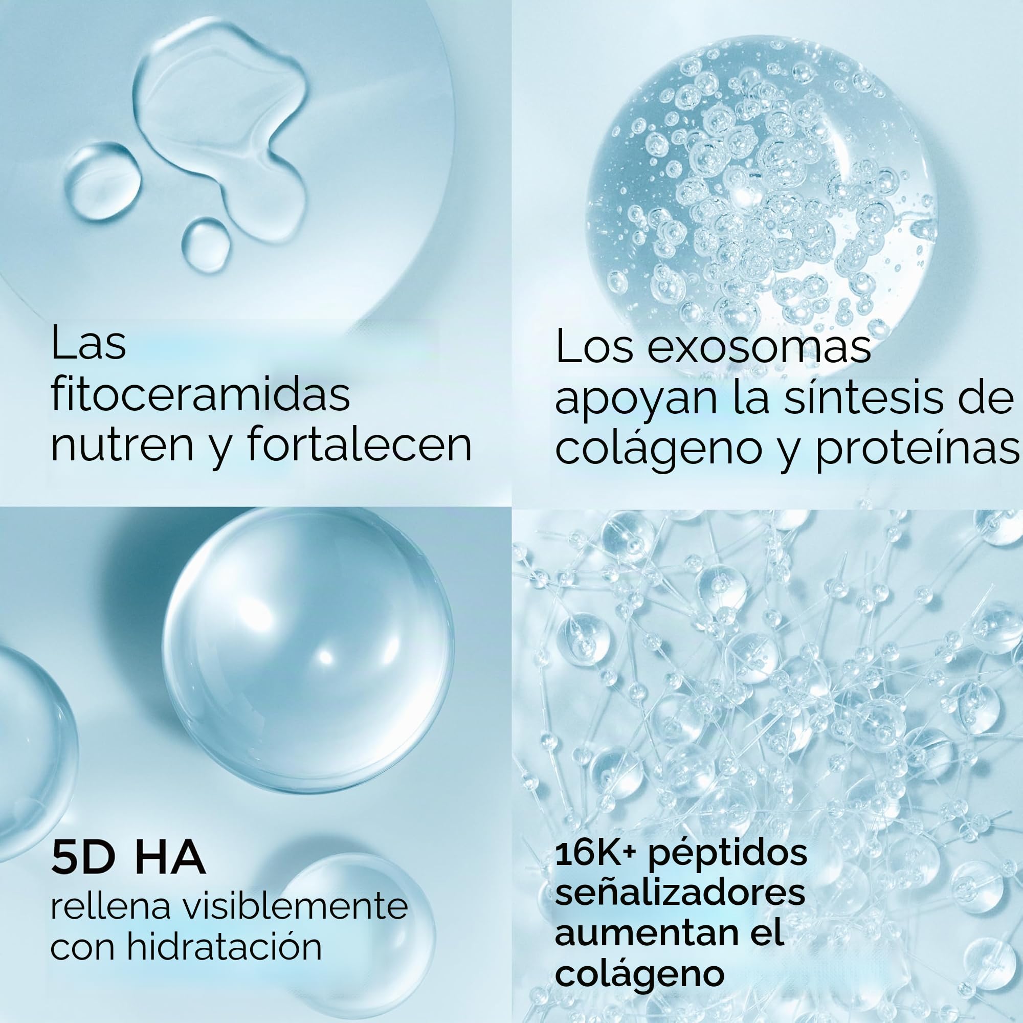 Elizabeth Arden - Crema Facial a Base de Agua con Ácido Hialurónico y Péptidos y Ceramidas, Crema Hidratante con 5D HA para una Piel más Firme, Rellena y Luminosa, Skincare para Todo Tipo de Piel