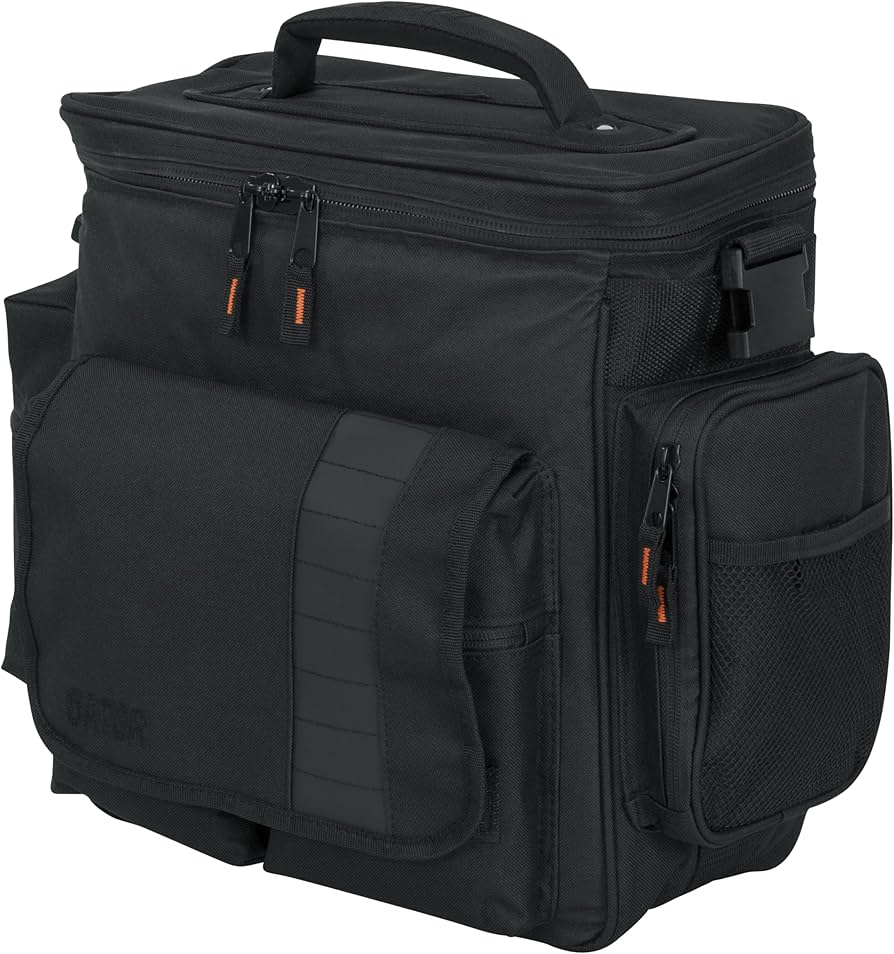 Amazon.com: Gator G-CLUB-DJ BAG DJ Gig Bag for 35 Vinyl LPs Laptop