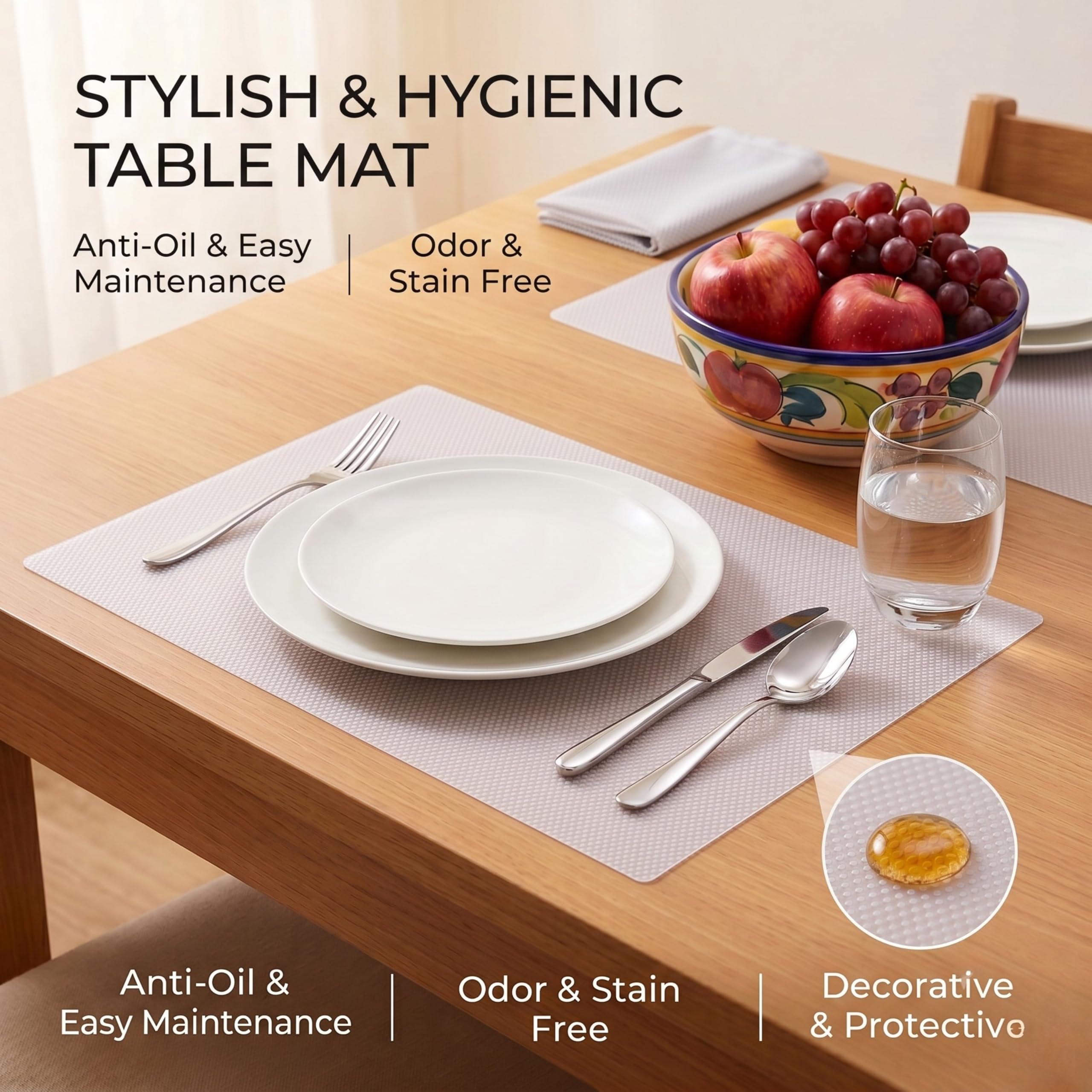 EASYHOME Anti-Slip Mat - Waterproof Shelf Liner -9