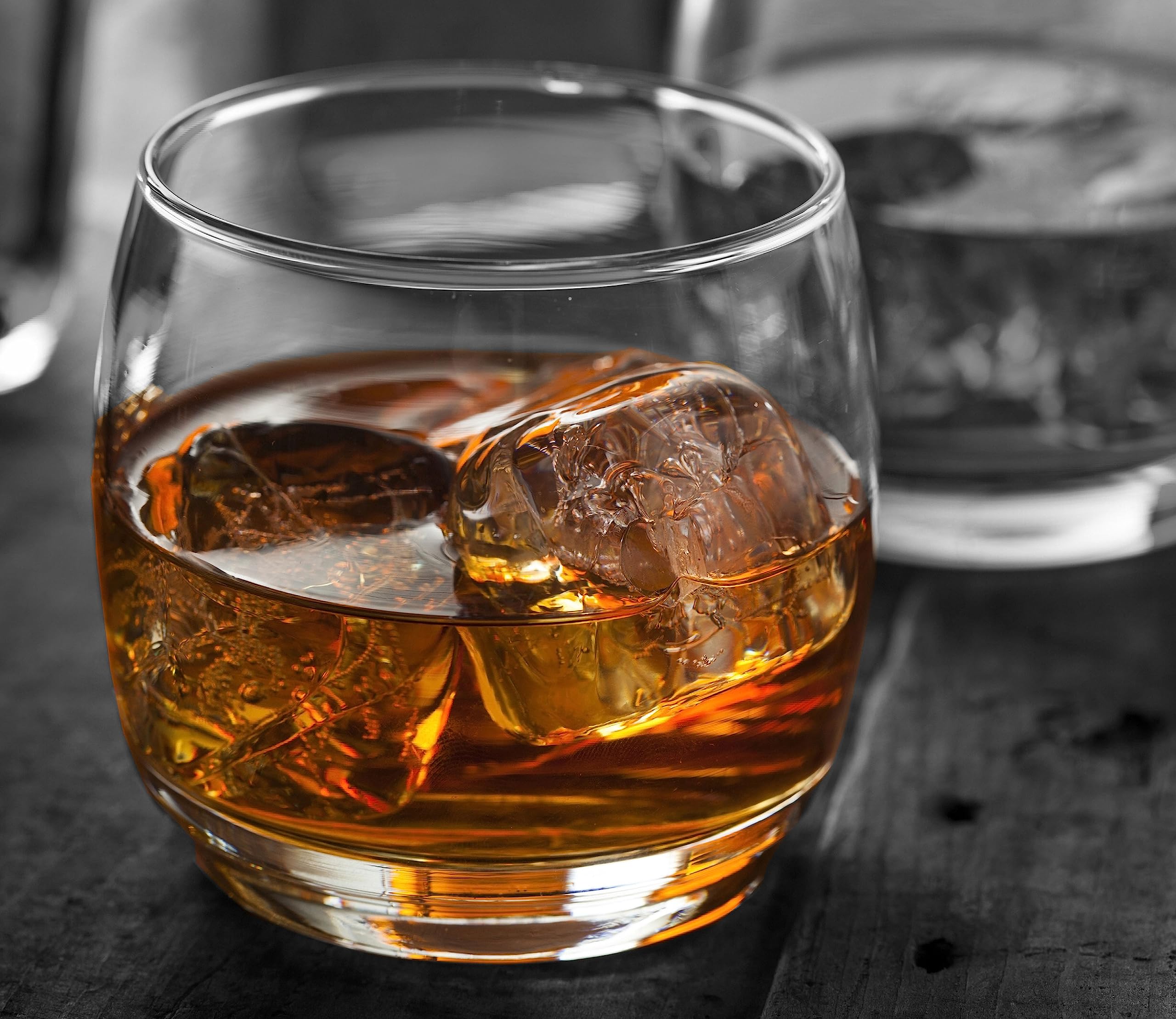 Pixxprint Piastra di copertura in vetro per whisky refrigerata e paraspruzzi in vero vetro, per piani cottura | 60 x 52 cm