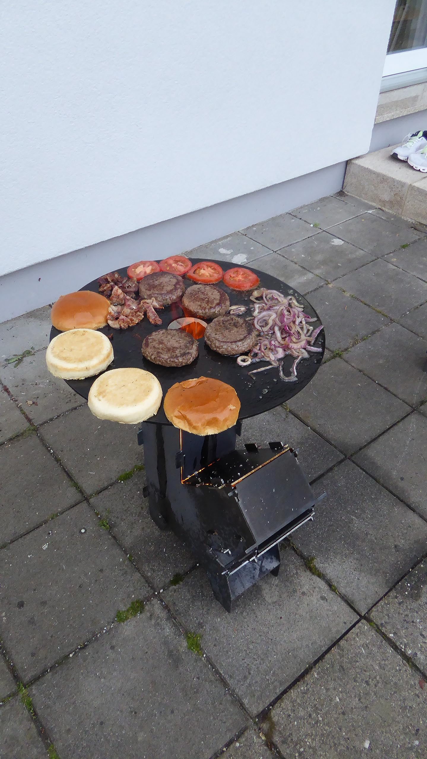 Dutch Oven Four Fusée Rocket Stove BBQ-TORO #5 | Acier 2mm | Pour Et Grill | Camping, Jardin BBQ Camping Acier