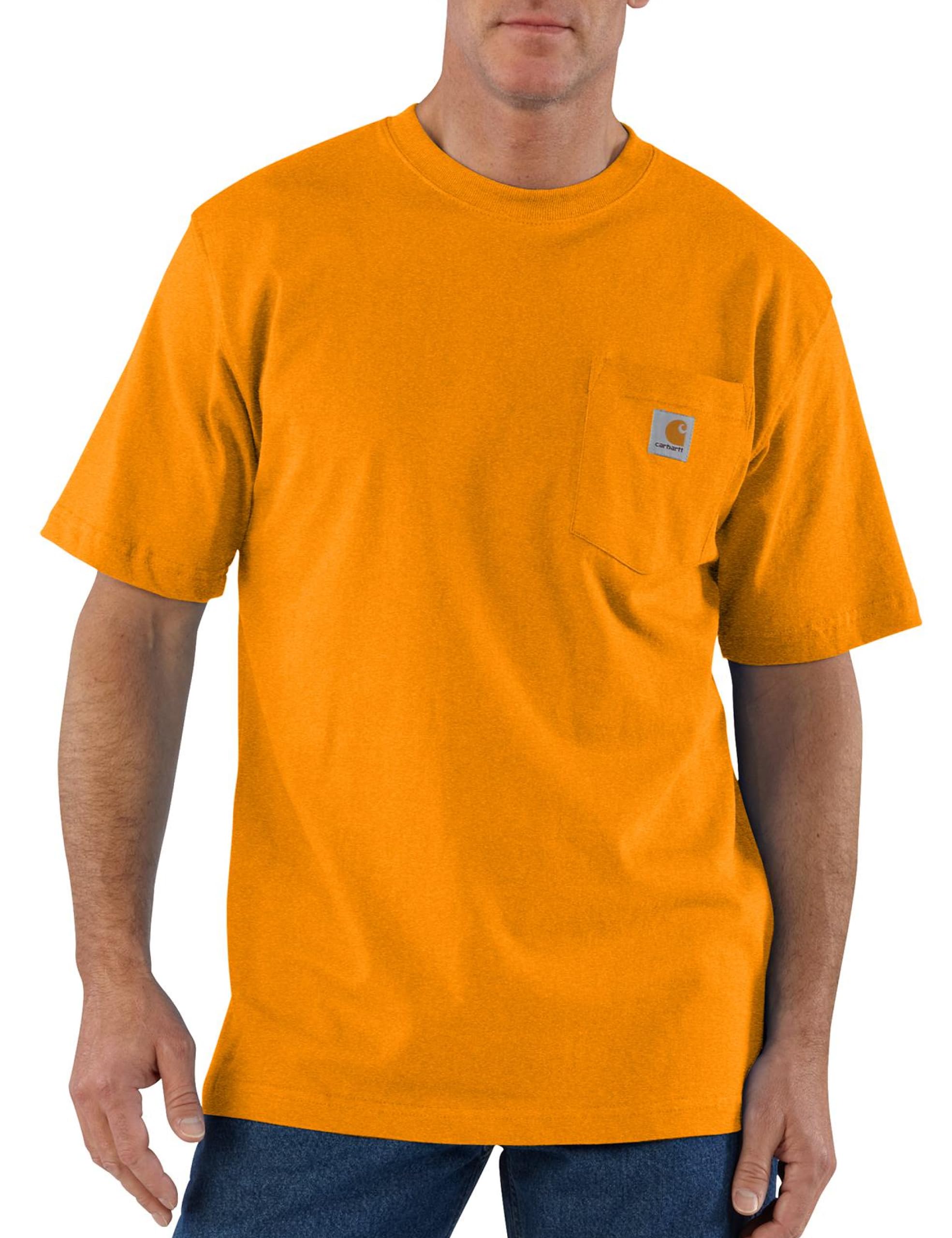 Carhartt Mens Loose Fit Heavyweight Short-Sleeve Pocket T-Shirt (Also Available in Big & Tall) CloseoutWork Utility T-Shirt — view 57