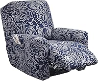 Vista 39 de Eco-Ancheng - Juego de fundas protectoras para sillón reclinable, 4 piezas protectoras antideslizantes, con bolsillos de almacenamiento, protector