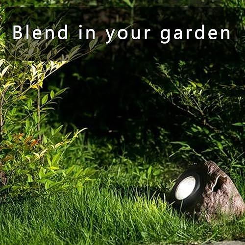Miniatura 5 de Paquete de 4 luces solares de roca LED, impermeables, luces de piedra de jardín, focos de paisajismo al aire libre, patio, camino, entrada..