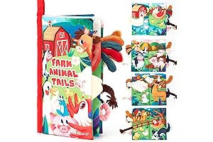 Baby Books 0-6 Months: Educational Infant Tummy Time Toys