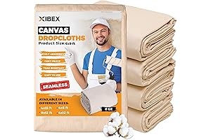 Premium Canvas Drop Cloths for Effortless Protection and Artistic Expression