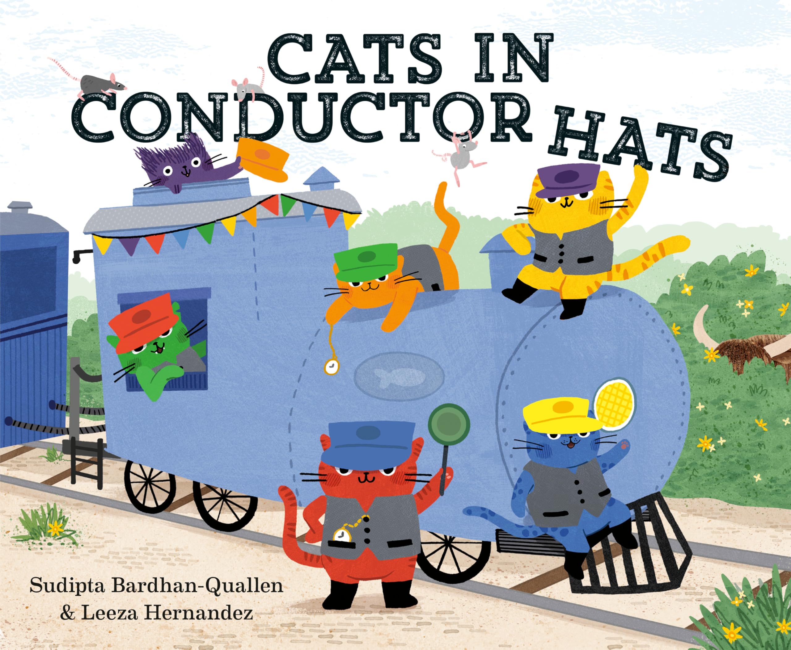 Cats in Conductor Hats: A Train Adventure