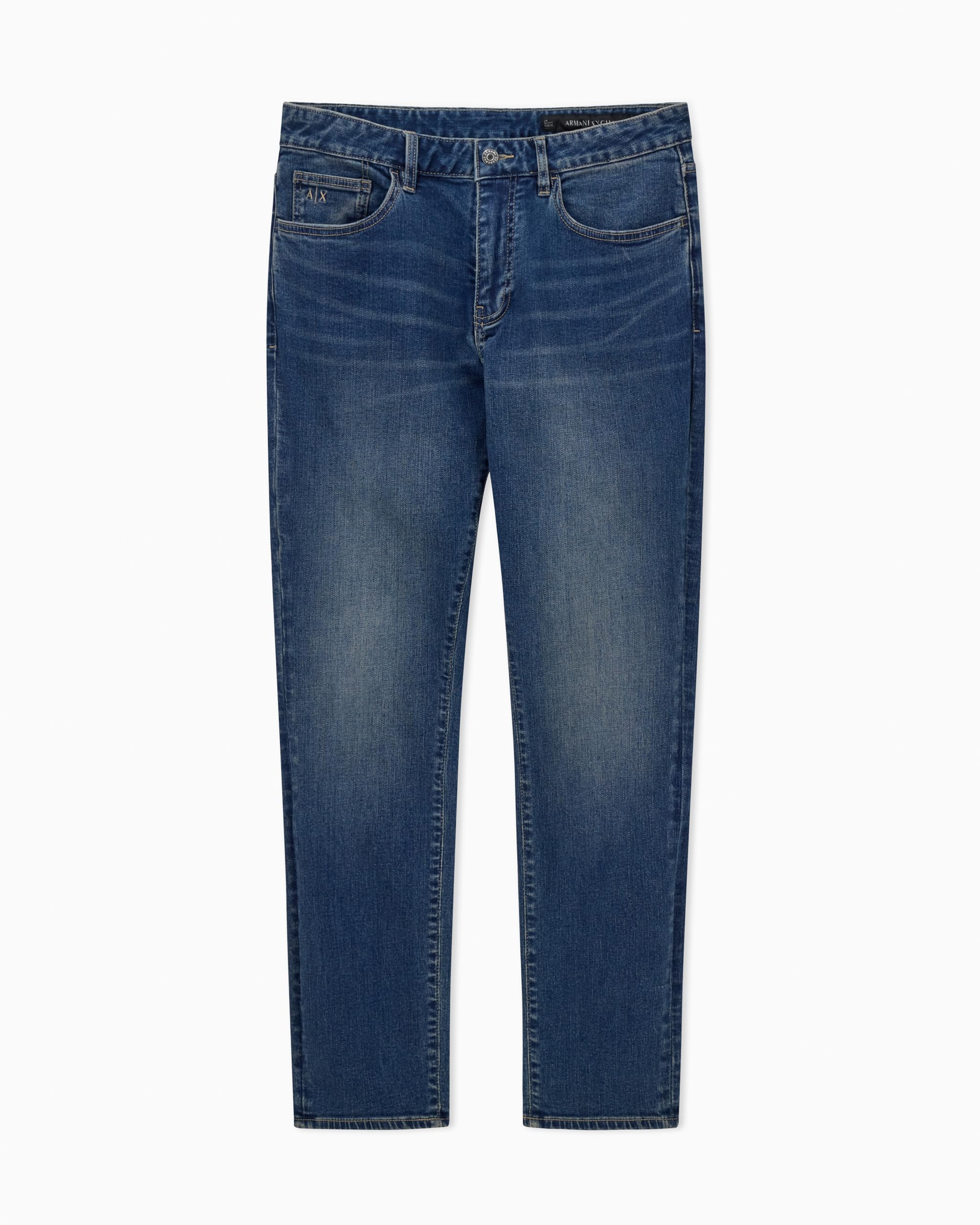 Armani Exchange Jeans da Uomo J14 Slim Fit Denim