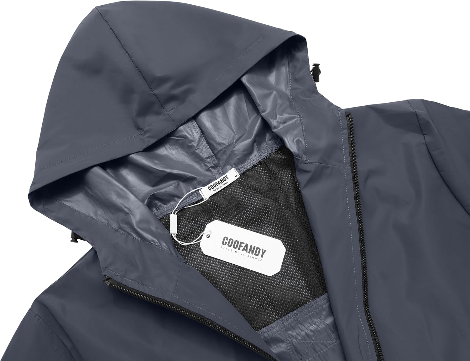 COOFANDY Men's Rain Suit 2 Piece Waterproof Breathable Rain Gear Lightweight Rain Jacket Pants Rainwear Suit - Image 4