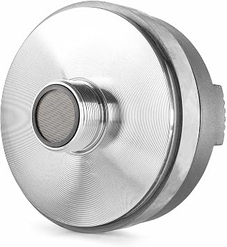 Skytronic Titanium Compression Speaker Driver 80W, 40W RMS, 8 Ohm, 44mm Voice Coil, Frequency Response 1kHz - 20kHz, PA Speaker Tweeter Driver, 34mm Thread Connection for Horn Cabinets