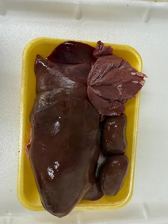 Halal Florida Lamb Variety Pack Liver, Heart & Kidney, Fresh Organ Meat, Hand-Slaughtered, Premium Quality, High Protein, Ready to Cook , Includes liver, heart, and kidney for a complete and nutritious variety pack [ 48 oz , 3 lb ]