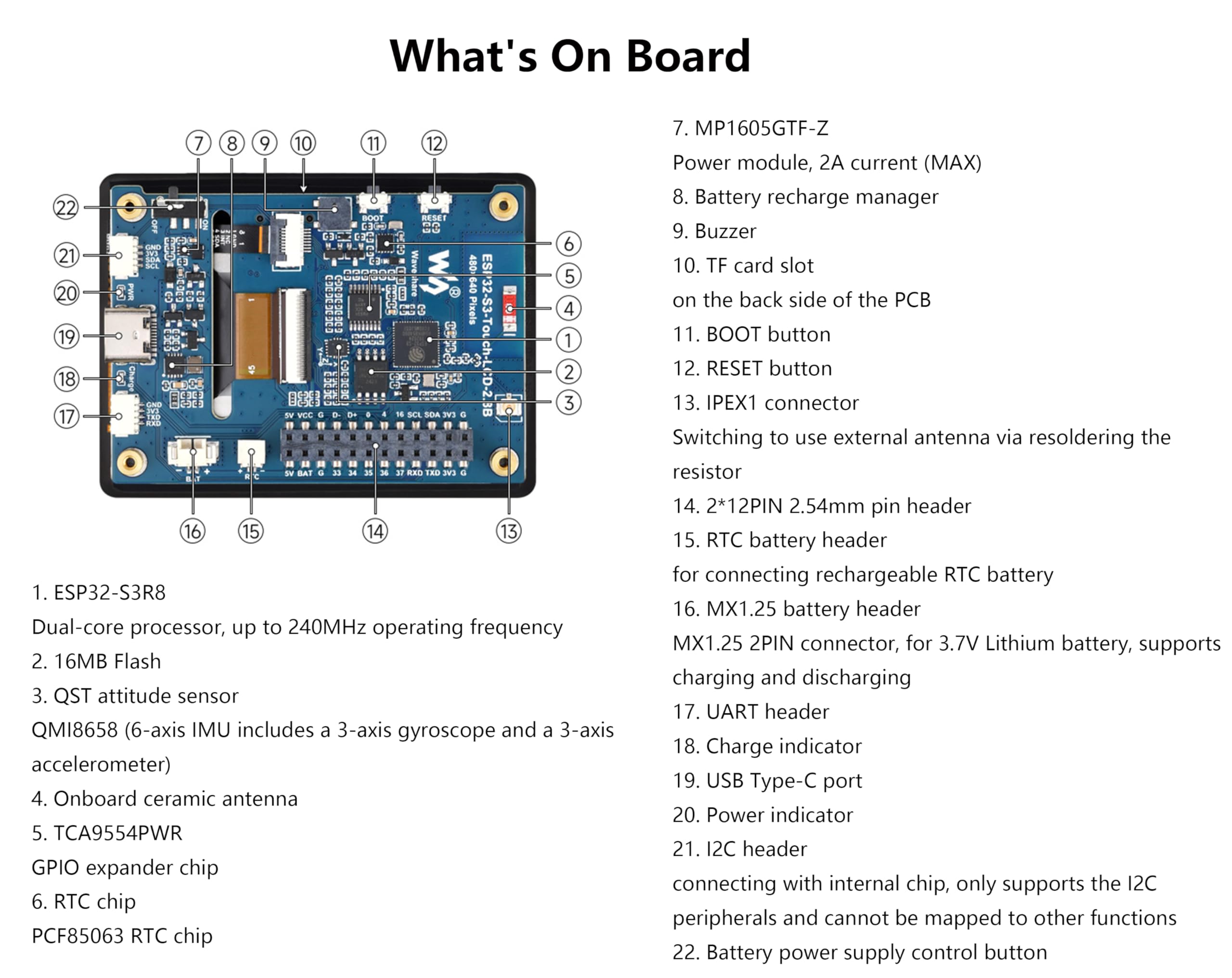 Amazon.com: ESP32-S3 2.8inch Capacitive Display Development Board