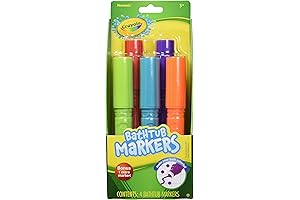 Crayola Bathtub Markers Assorted Colors 5 each