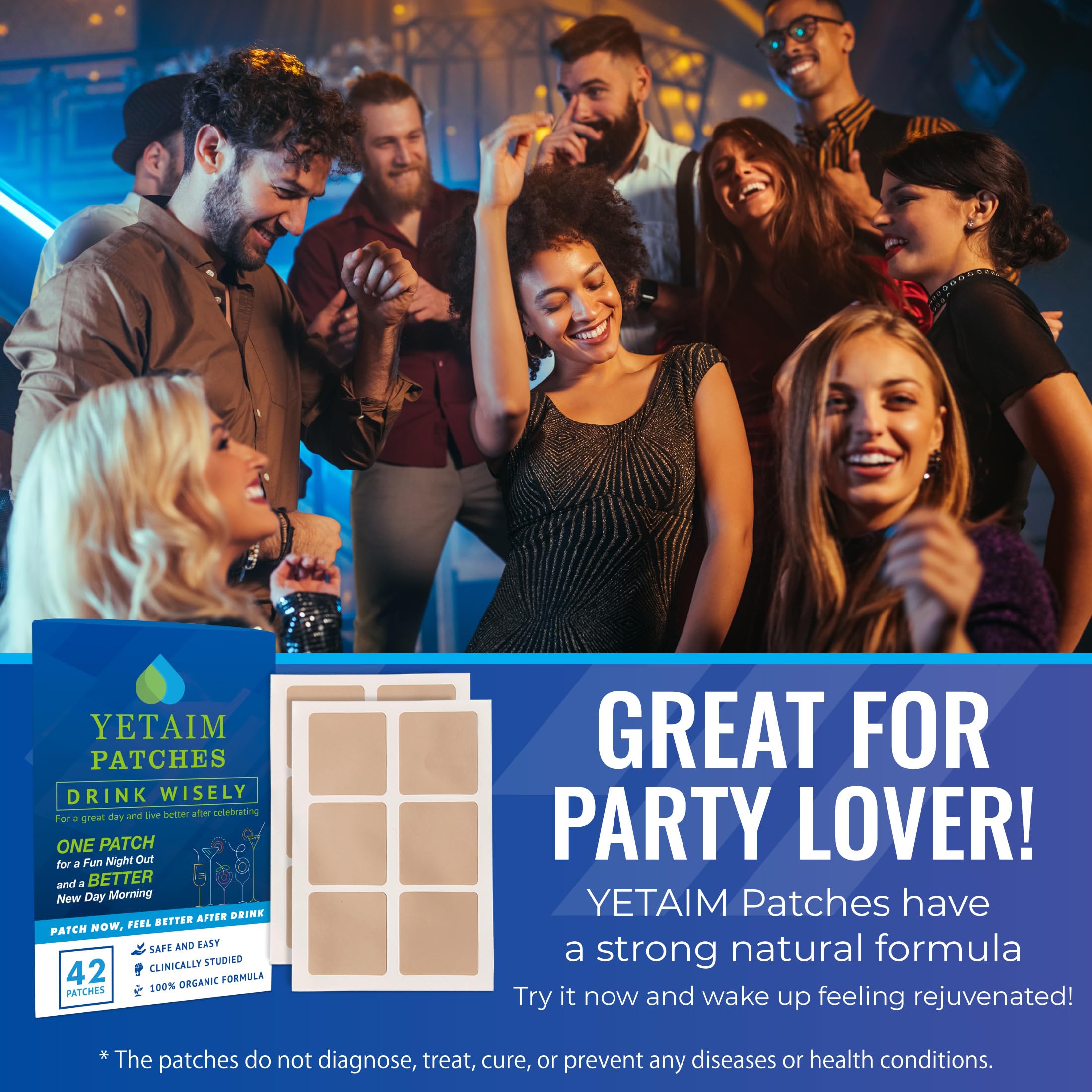 Snapklik.com : YETAIM Patches 42 Pack - Wake Up Refreshed & Enjoy ...