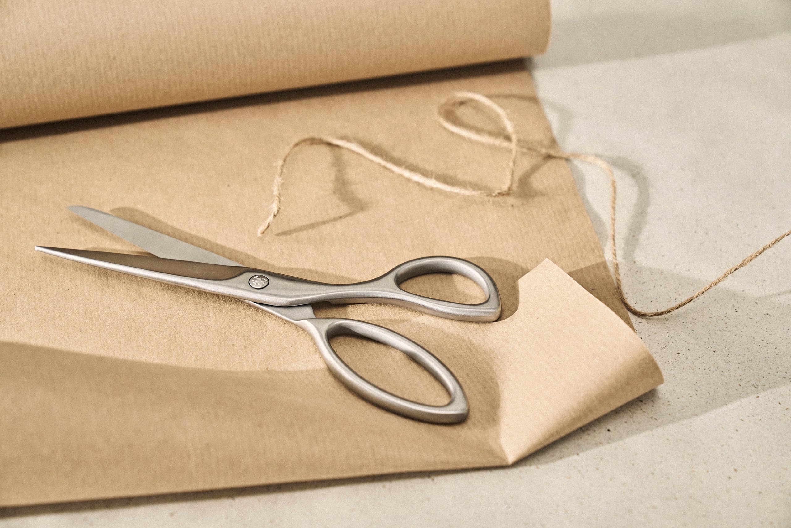 ZWILLING TWIN Select - Forbici da cucina in acciaio inox, design intramontabile, 18 cm, colore: Argento opaco