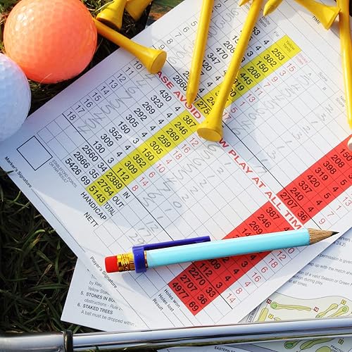 Miniatura 6 de Chivao 288 lápices de golf con borrador #2 HB, lápices de baby shower, mini lápices para baby shower, boda, fiesta, recuerdos, escuela, oficina, 4